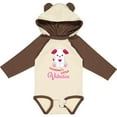 thumbnail image 3 of Inktastic Grandma's Little Valentine Boys or Girls Long Sleeve Baby Bodysuit, 3 of 5