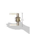 thumbnail image 3 of Schlage F10 LAT 619 Latitude Passage Lever, Satin Nickel, 3 of 3