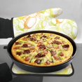 thumbnail image 7 of Xecao Lemon Potatoes Pattern Oven Mitts and Pot Holders Sets Heat Resistant Silicone Oven Mittens Extra Thicken Long Kitchen Cotton Oven Glove for Cooking, 7 of 7
