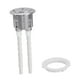 thumbnail image 4 of Interruptor pulsador para inodoro, fácil de instalar, redondo, de 38 mm, para reparación de de agua de inodoros, botones para de agua Plata, 4 of 9