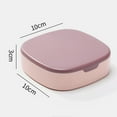 thumbnail image 5 of Portable Jewelry Storage Box Dustproof Jewelry Case with Mirror for Travel and Business Trips, 5 of 5