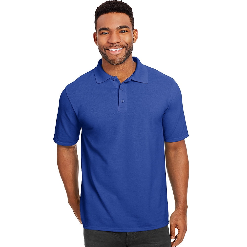 hanes men's x temp performance polo shirt