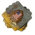 thumbnail image 2 of Patriotic Barn Land of America Foam Coaster Set of 4, 2 of 3