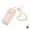B, variant on Lipstick Case Lipstick Holder Keyring Lip Balm Keychain Portable Mini Makeup Bag Lipstick Organiser Cosmetic Bag Lipstick Bag with Mirror for Women
