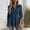 *Navy, variant on ClodeEU Womens Long Sleeve Collar Button Peplum Shirts Tops,Cute Trendy Tunic Blouses Beige,Womens Plus M