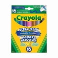 thumbnail image 1 of Crayola Ultra-Clean Washable Broad Line Markers, Assorted Colours 16 Count, 1 of 4