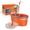 Faster Spin Mop Set + 4 Extra Refills, variant on Macromax Faster Spin Mop and Bucket Set with – 360° Rotating Microfiber Mop with Smart Drying System – Adjustable Dampness – Ergonomic Handle – Multi-Surface Floor Cleaning Tool