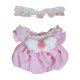 thumbnail image 3 of Vestido de princesa para muñeca de peluche, mono de muñeca, falda con mangas abullonadas, crea tus propias muñecas Rosa, 3 of 9