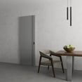 thumbnail image 5 of Hidden Barn | Planum 0016 Matte Grey | Sturdy Finished Flush Modern Doors | Magic Concealed Sliding Set 36" x 80", 5 of 5