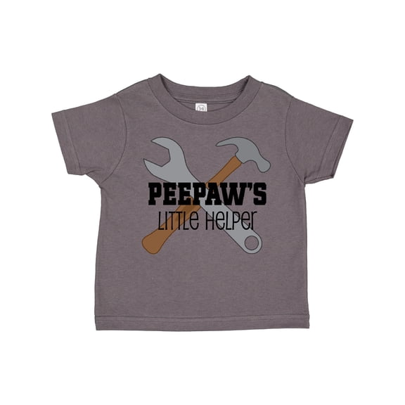 Inktastic Peepaw Grandpa's Little Helper Boys Toddler T-Shirt
