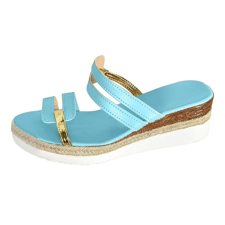 

Jungdeepe Ladies Summer Casual Solid Bright Colour Printed Womens Thongs Sandals Womens Size 8 Shoes Cute on Sandals for Women Flat Slide on Sandals for Women Womens Wide Shoes Extra Wide Sandals