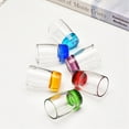 thumbnail image 7 of 6 Pack Colored Shot Glasses, 1.5 Oz Small Clear Heavy Base Shot Glass Set for Whiskey Vodka Spirits & Liquors, 7 of 7
