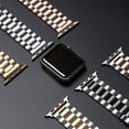 thumbnail image 2 of For Apple Watch Band 42/44/45mm or 38/40/41mm, Stainless Steel Strap For Applefor Apple Watch Series SE 7 6 5 4 3 2 1, 2 of 5
