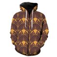 thumbnail image 1 of Sudadera con capucha y cremallera para hombre, diseño abstracto, estilo urbano, unisex, moderna, informal, con estampado 3D divertido, 1 of 6