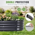 thumbnail image 6 of INNO STAGE Raised Garden Bed Kit, Oval, Rust-Resistant, 3-Pack, 4x2x1ft, 6 of 9