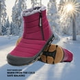 thumbnail image 3 of Cyiecw Snow Boots for Men Women Waterproof Lightweight Trekking Boots Anti-slip Winter Boot Outdoor Comfortable Warm Fur Lined Hiking Shoes, 3 of 7