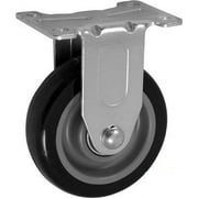 CasterHQ - 4" X 1.25" Polyurethane ON POLYOLEFIN Wheel - Rigid Caster - Light/Medium Duty Equipments