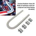 thumbnail image 3 of Kit de Tuyau de Refroidisseur Flexible en Acier Inoxydable pour Refroidissement Universel du Moteur 48 Pouces, 3 of 7