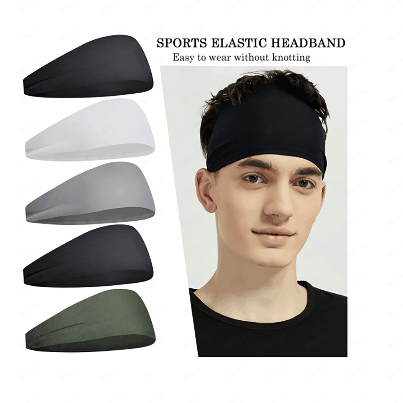 EnJoCho Teen Girls Yoga Headbands Men'S Sports Hair Wrap Headwrap ...
