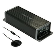 KICKER Smart Mono Subwoofer Amplifier Bass Revealer and Processor, Black