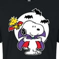 thumbnail image 3 of Peanuts - Snoopy Woodstock Vampire - Juniors Cropped Cotton Blend T-Shirt, 3 of 6