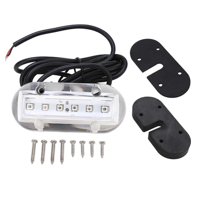 Blue LED Underwater Light IP68 Waterproof Marine Lighting Lamp for Boat Yacht DC12V 1.1W 18LM