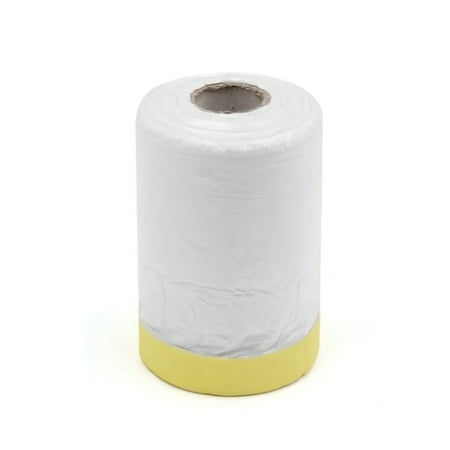 Unique Bargains Pre-Taped Masking Film Tape for Car Decoration Auto Paint Protection 300 x 55cm