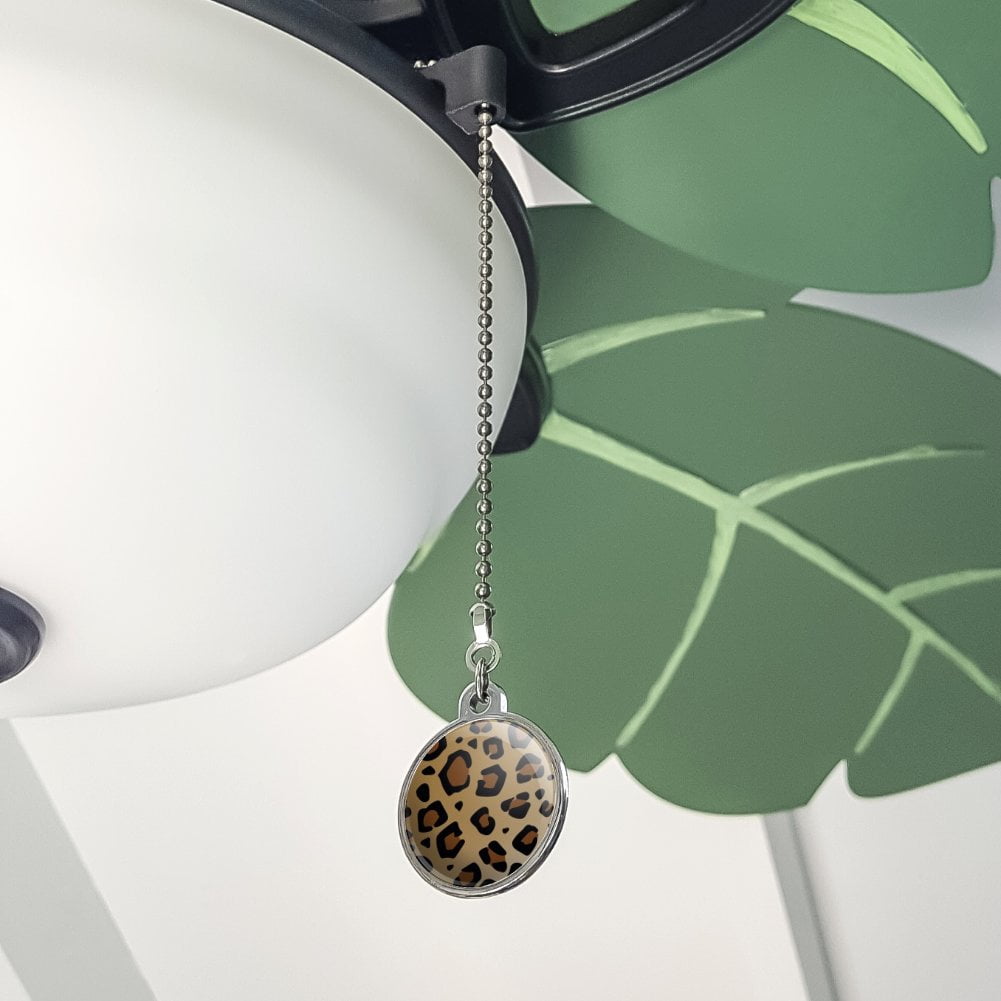 WORLD OF MADAGASCAR Gia Jaguar Leopard Ceiling Fan Pull Cord Light Lamp Chain 