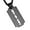 Black, variant on HZMAN Mens Stainless Steel Razor Blade Model Dog Tag Pendant Hip Hop Necklace,22+2" Chain (Silver)