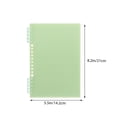 thumbnail image 2 of TABLZONE 3Pcs Assorted Color Spiral Note Books Simple Design Thick Paper for Writing Supplies, 2 of 8