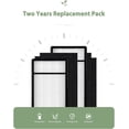 thumbnail image 4 of 2 Pack True HEPA Replacement Filter Compatible with Honeywell H Filter for HPA060, HPA160, HPA050, HPA150, HHT055, HHT155 Air Purifiers, with 4 Pack Carbon Pre-Filters, 4 of 9