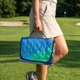 thumbnail image 2 of SEANATIVE Golf Cart Seat Cover, Compatible with EZGO, Club Car, Yamaha, 2-Seater Golf Cart Seat Towel Blanket with 4 Front Pockets, Quick Install, Washable, Palm Tree Hawaii Style, 2 of 7