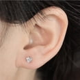 thumbnail image 4 of 2 Piezas 16G de Cristal Labio Oído Stud Pendiente Hélice, 4 of 4