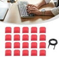 thumbnail image 2 of 20PCS XDA 1X Multi-color PBT Material MX Cross Mechanical Keyboard Keycaps Mixded Color Blank Keycaps Custom Gamer Cap, 2 of 12