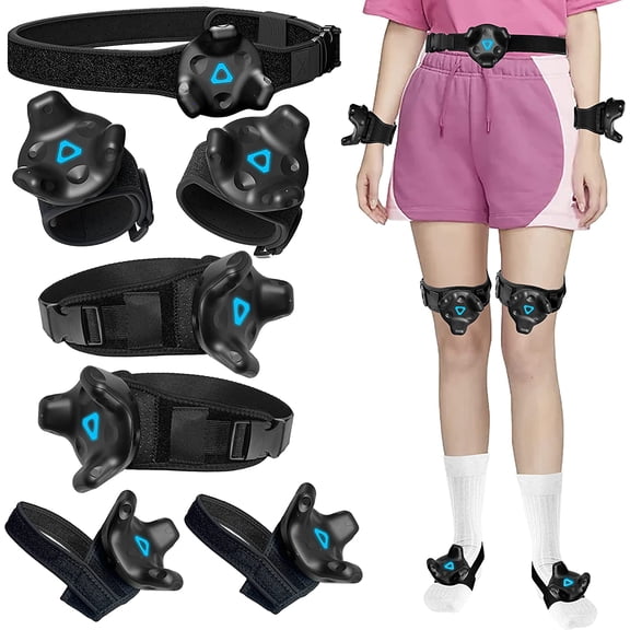 Skywin VR Tracker Belt and Strap Bundle for HTC Vive, 7 Count