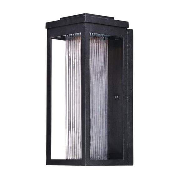 Salon LED 1-Light Outdoor Wall, Black