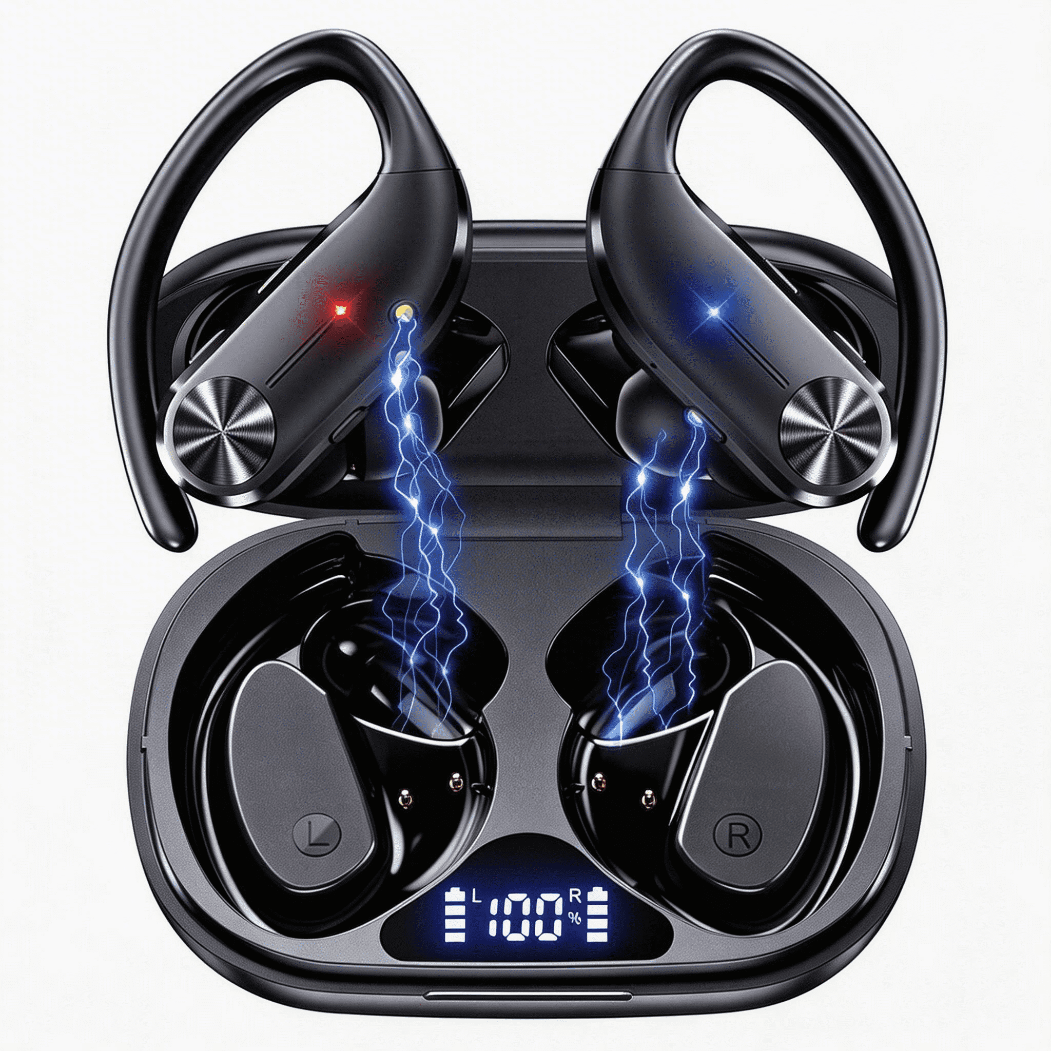 AI Translation Earbuds Real Time, 144 Languages 3-in-1 Wireless Headphones Noise Canceling Offline Mode 60H Playtime, Bulit in AI Assistant for Travel & Business Learning