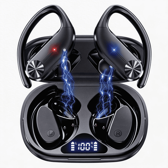 AI Translation Earbuds Real Time, 144 Languages 3-in-1 Wireless Headphones Noise Canceling Offline Mode 60H Playtime, Bulit in AI Assistant for Travel & Business Learning