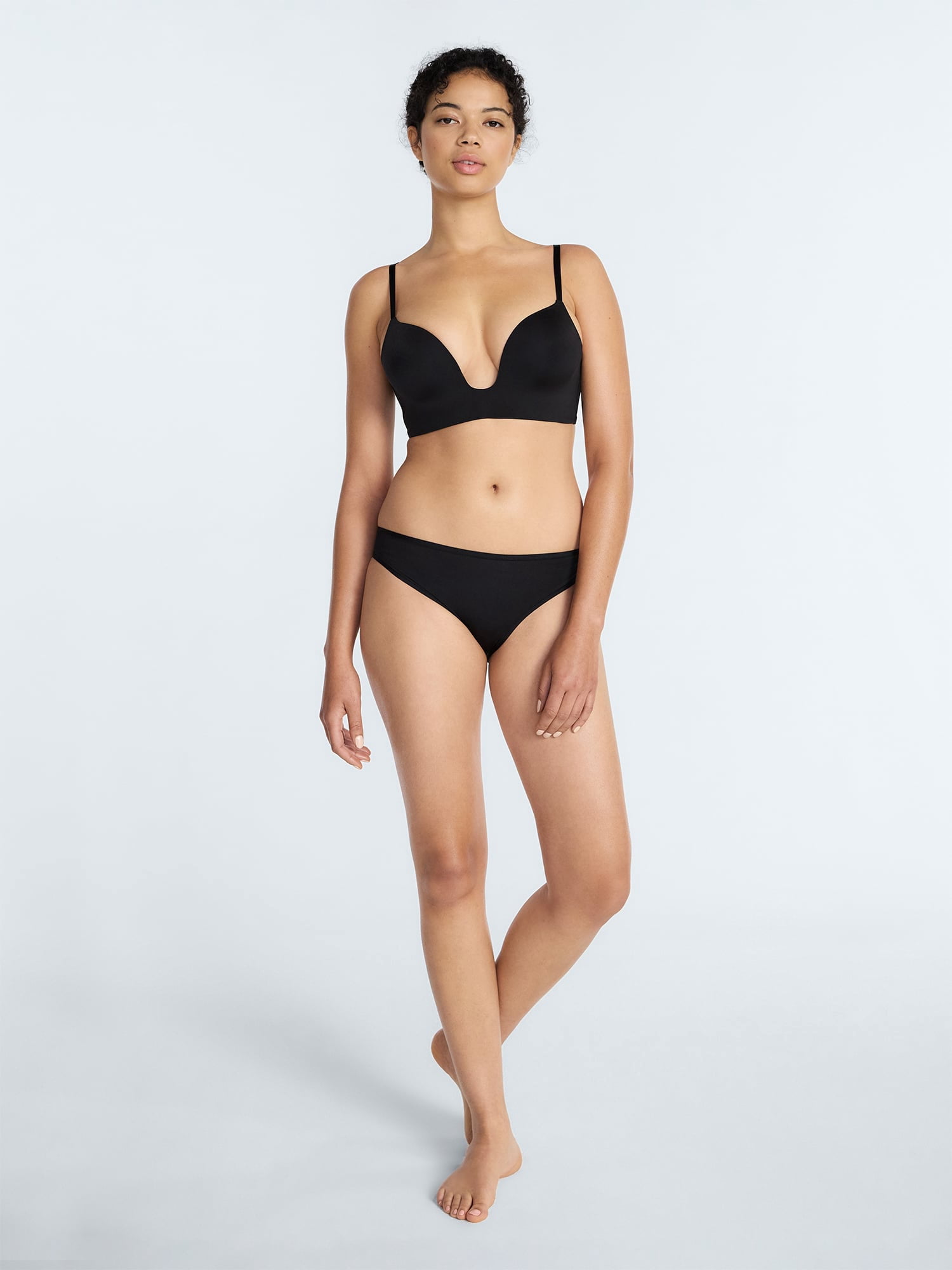 Joyspun Women's Modern Solutions Deep Plunge Bra, Sizes 34B-40DD