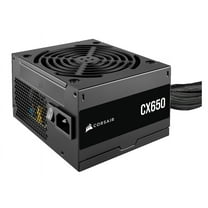 CORSAIR CX650 80 Plus Bronze Non Modular Low-Noise ATX 650 Watt Power Supply - NA - Black
