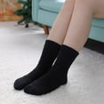 thumbnail image 4 of Dalrosia Womens Fuzzy Socks Cozy Fluffy Winter Cabin Slipper Warm Soft Microfiber Plush Home Sleeping Socks, 4 of 5