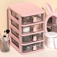 thumbnail image 3 of Desk Organizer With Drawer, Cute Desk Accessories, Space Saving Stationery Box B, 3 of 10