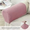 thumbnail image 4 of 2 Pack Jacquard Stretch Sofa Armrest Covers Non-Slip Recliner Sofa Armrest Covers, 4 of 6