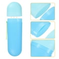 thumbnail image 4 of Portable Toothbrush Case Toothbrush Holders Plastic Dark Blue Light Blue 7.87"x2.36"x1.38", 4 of 7
