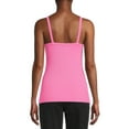 thumbnail image 2 of No Boundaries Ribbed Cami Top, 1 or 5-Pack, Women's, 2 of 5