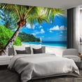 thumbnail image 2 of - Forest Landscape Wall murals Woodland Tree Peel and Stick self Adhesive Wallpaper for Bedroom Living Room -, 2 of 2