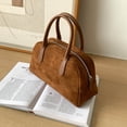 thumbnail image 2 of Slouchy Suede Shoulder Bags For Women Underarm Bag Womens Tote Bag Work Purses Bag Suede Handbag Travel Winter Fall, 2 of 6