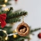 thumbnail image 4 of Herunwer Animal Christmas Ornament, Owl & Raccoon 2D Acrylic Hanging Ornaments for Christmas Tree, Holiday Decoration, 4 of 5