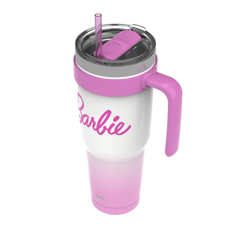 Zak Designs Barbie 40oz Double Wall Stainless Steel Waverly