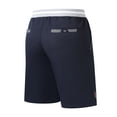 thumbnail image 3 of Zimjoy Shorts for Men Casual Classic Fit Cotton Drawstring Summer Beach Shorts with Elastic Waist and Pockets Navy M, 3 of 4